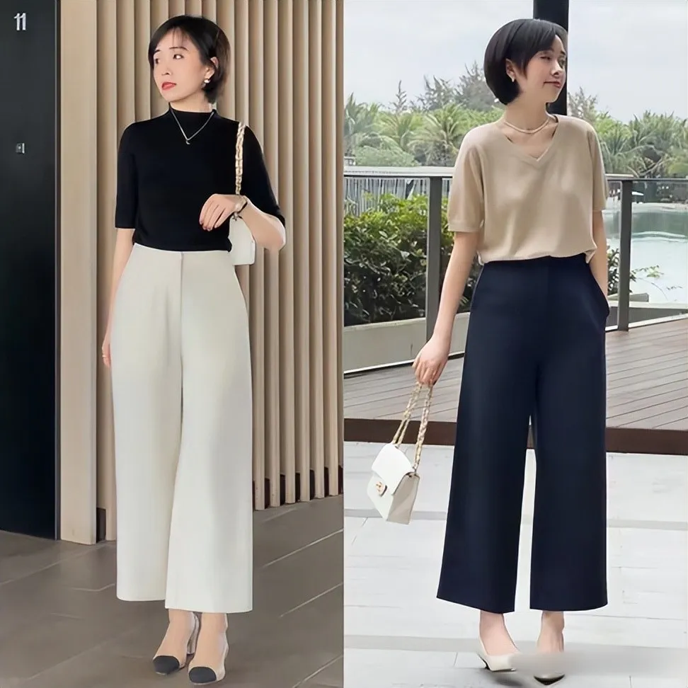 Sự kết hợp hoàn hảo giữa quần culottes ống rộng và giày giúp nâng tầm phong cách thời trang