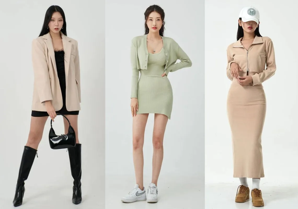 4b0ef27e-mix-do-voi-vay-len-body-lewkin-com_ Sự phá cách đầy ấn tượng của đầm xẻ tà và giày đế bánh mì tạo nên diện mạo quyền lực