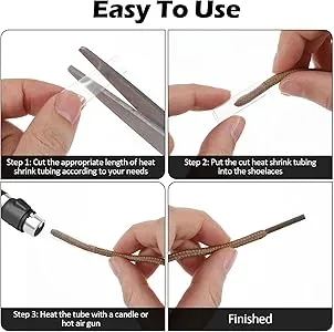 Sử dụng ống co nhiệt là giải pháp chuyên nghiệp nhất để tái tạo đầu dây giày