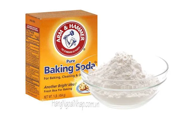 Baking Soda là nguyên liệu an toàn và hiệu quả hàng đầu để tẩy ố giày