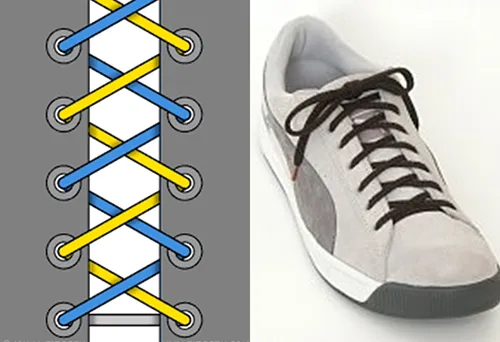 Sự kết hợp tinh tế giữa các lỗ thoáng khí và hệ thống dây xỏ tạo nên nét độc đáo riêng biệt