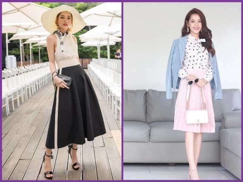 Lựa chọn độ dài váy phù hợp là chìa khóa để tối ưu hóa chiều cao