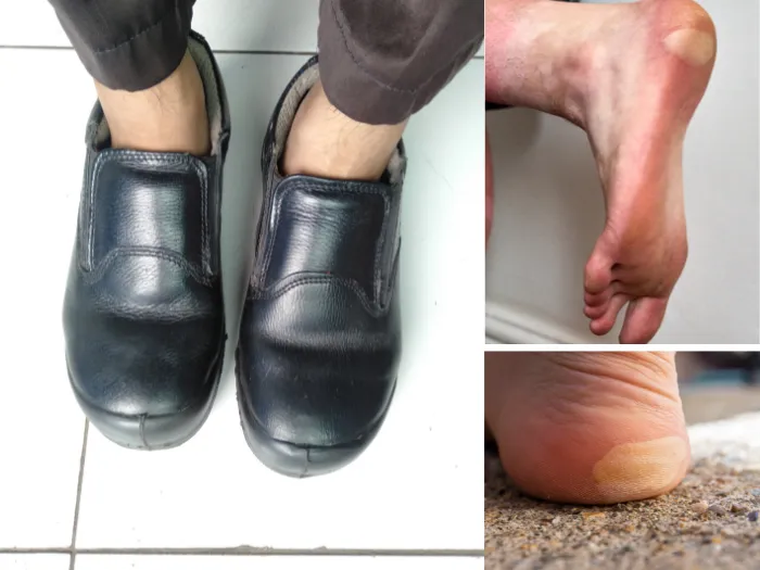 Việc mang tất giúp giảm thiểu ma sát và bảo vệ làn da chân nhạy cảm
