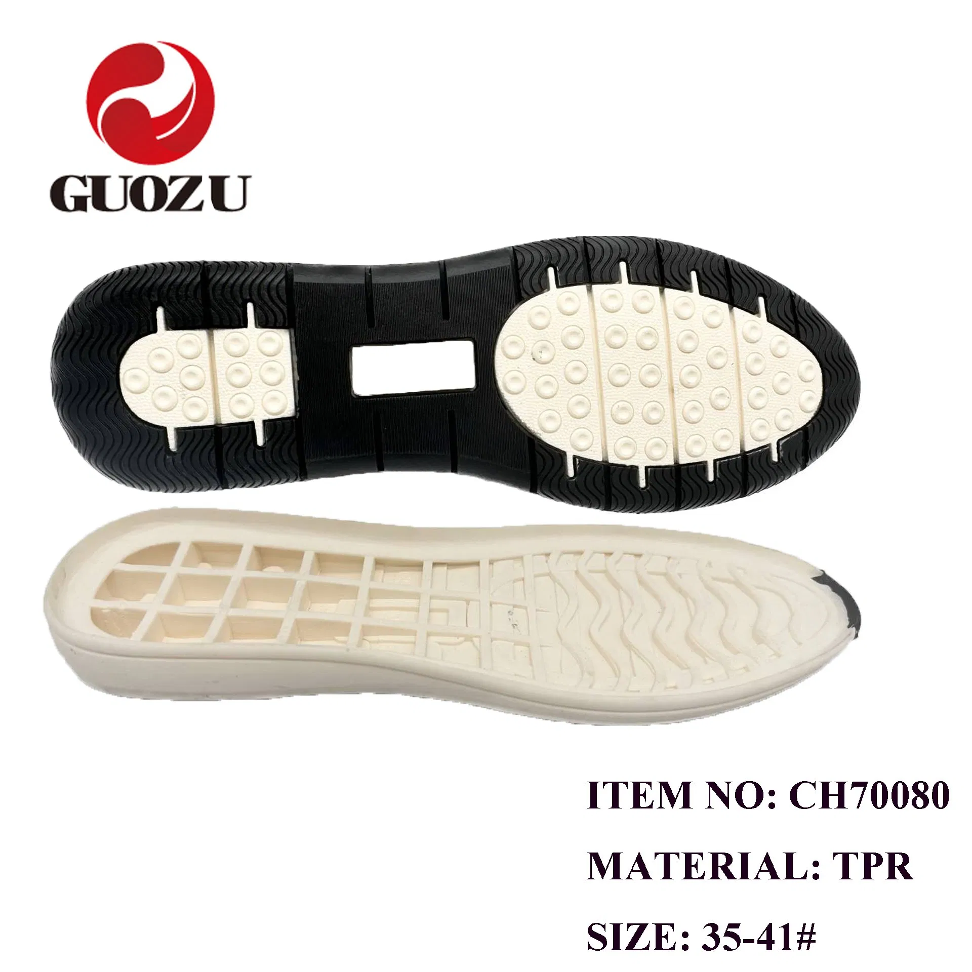 double-colors-anti-slip-casual-shoes-sporty-tpr-shoe-outsole Thiết kế vân đế thông minh trên chất liệu TPR giúp tăng cường độ bám đường