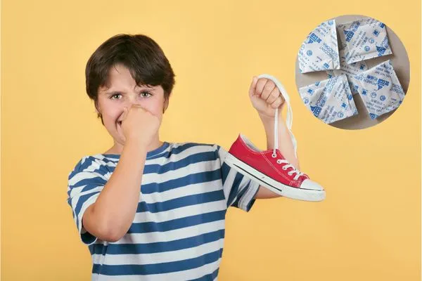 Lưu trữ giày trong hộp cùng gói hút ẩm giúp duy trì form dáng và ngăn ngừa nấm mốc hiệu quả