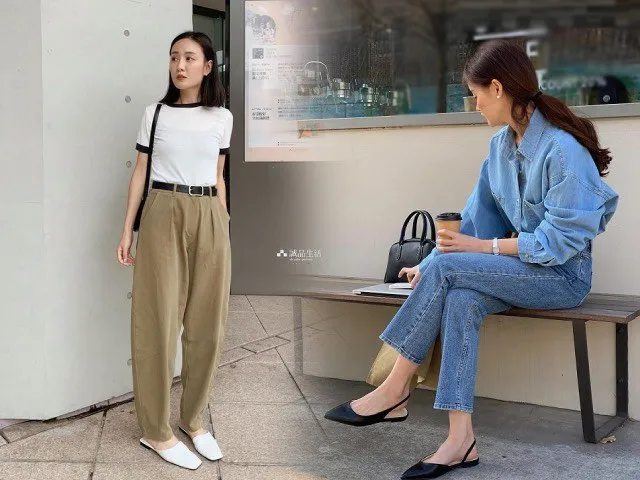 Sự hài hòa giữa độ cao đế giày và vóc dáng là chìa khóa của vẻ ngoài tinh tế