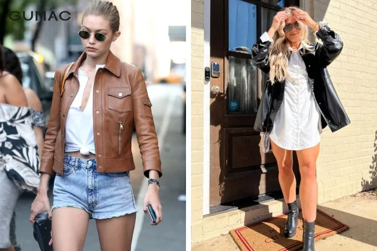 Sự kết hợp giữa quần jean rách và boot bánh mì tạo nên vẻ ngoài bụi bặm và phóng khoáng