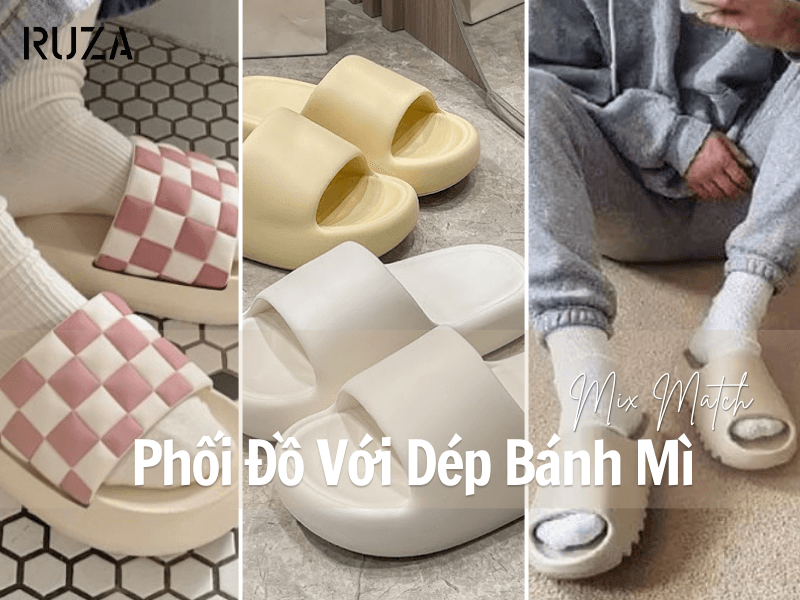 phoi-do-voi-dep-banh-mi Mẫu giày bánh mì nữ màu be thanh lịch dễ phối đang dẫn đầu xu hướng thời trang ứng dụng hiện nay