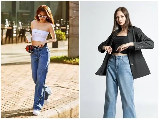 Sự kết hợp giữa chân váy ngắn và giày bánh mì tạo nên vẻ ngoài năng động và tôn đôi chân thon dài