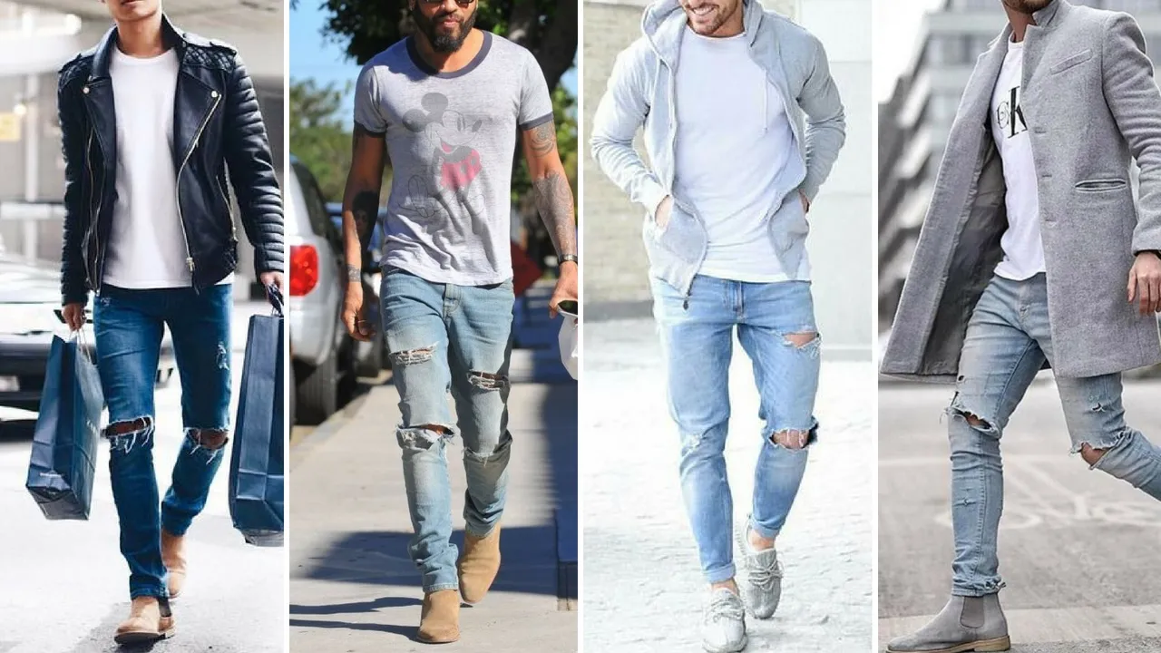 Giày bánh mì vải jean denim rách viền bụi bặm đang trở thành tâm điểm của giới mộ điệu thời trang đường phố